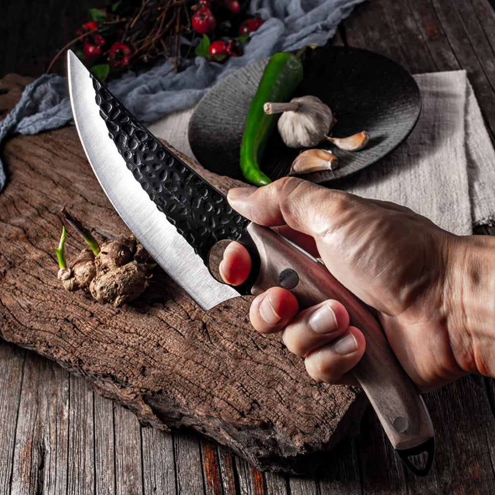 SerbiChef - Cuchillo de cocina de acero inoxidable