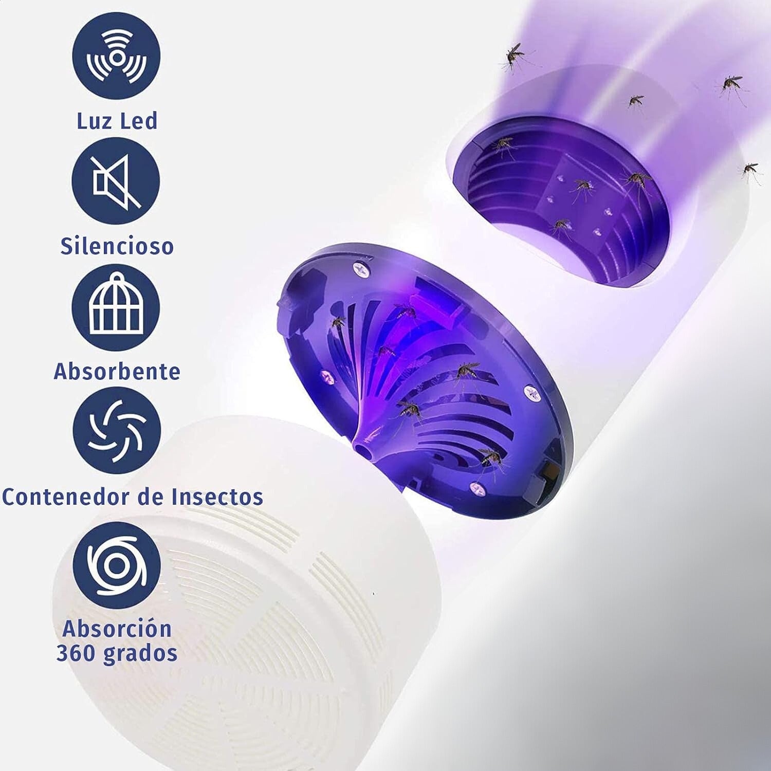 Atrapa Mosquitos Eléctrico LED