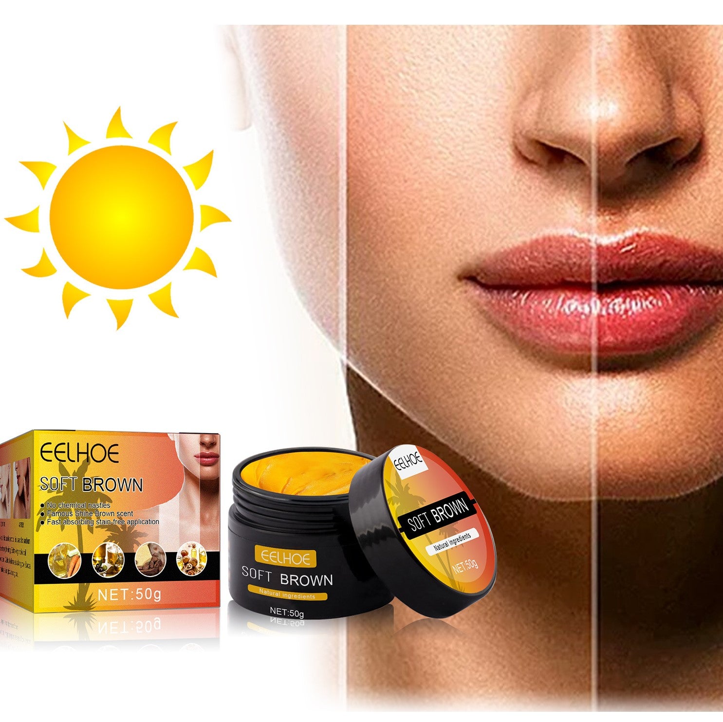 (1+1GRATIS) Golden Skin - Crema bronceadora