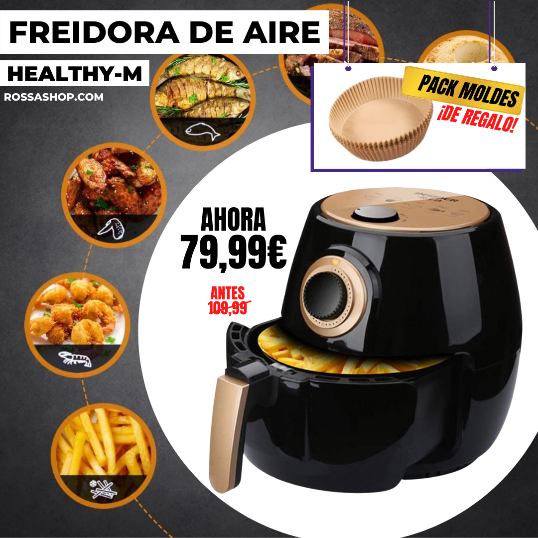 Healthy- M Mini freidora de aire